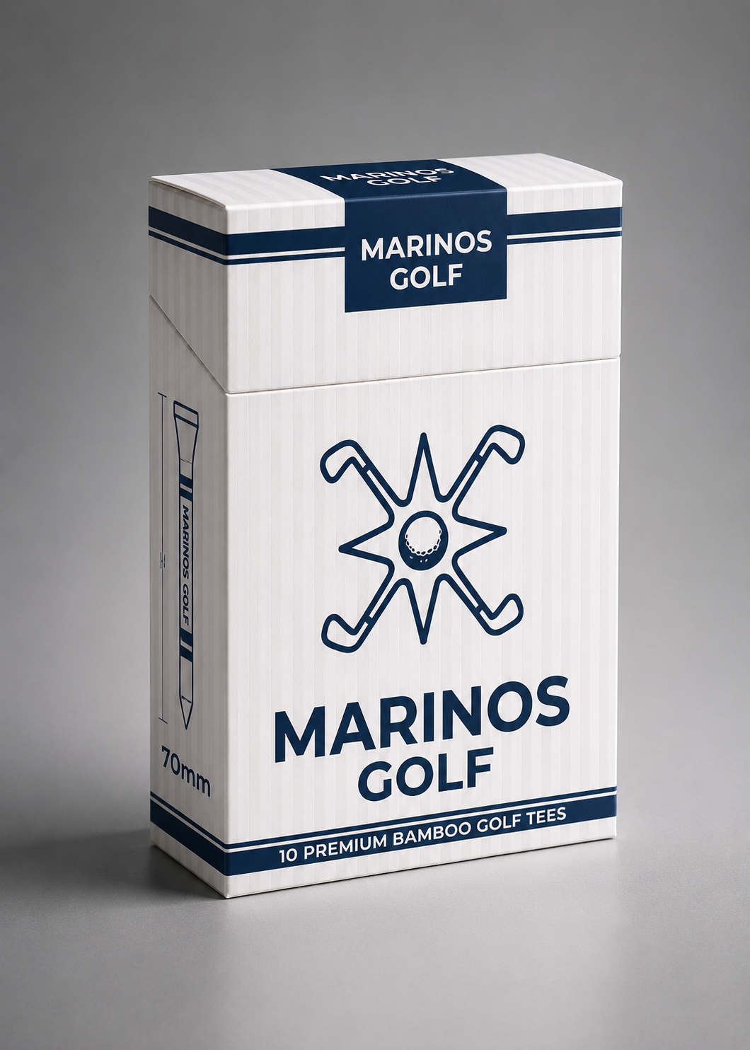 Marinos Golf Premium Bamboo Golf Tees – 70mm